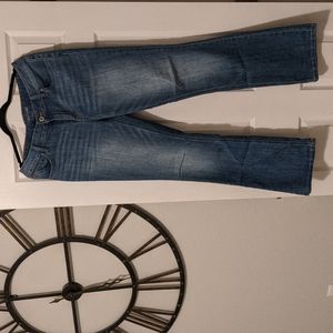 Women's size 12 long Maurice's flare leg jeans.